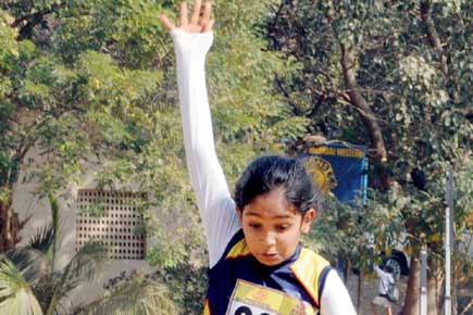 Seven-year-old Navya Shetty leaps to glory in MSSA athletics meet