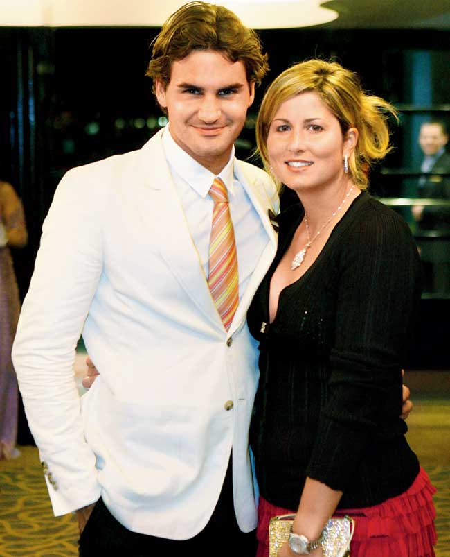 Roger and Mirka Federer. Pic/AFP