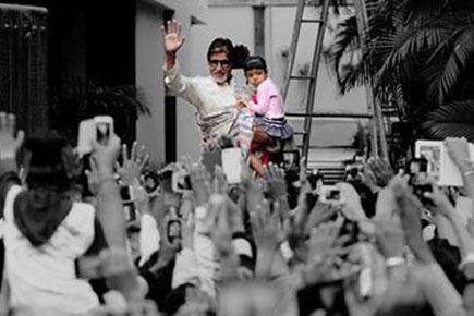 When Big B's granddaughter Aaradhya got scared by fans
