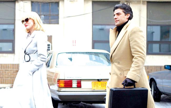 Jessica Chastain (left) in A Most Violent Year
