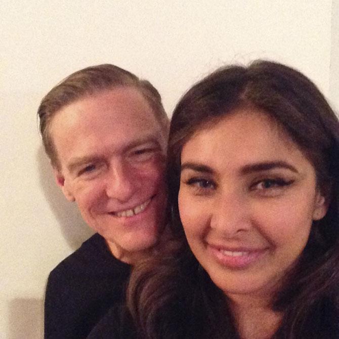 Bryan Adams and Lisa Ray click a selfie