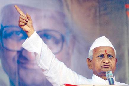 Hazare to launch Lokpal stir; flays Modi Govt on black money