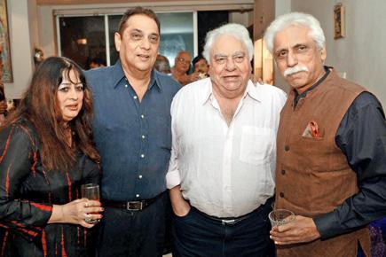 Spotted: Ayaz Memon and Farokh Engineer at a wedding anniversary bash