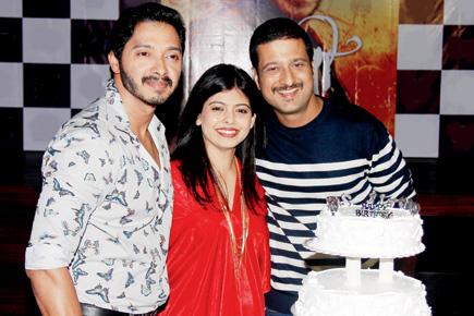Marathi film stars at Shreyas Talpade, Jitendra Joshi's birthday bash