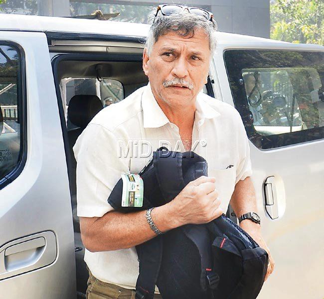 Roger Binny arrives at the BCCI headquarters in Mumbai yesterday. Pic/Suresh KK