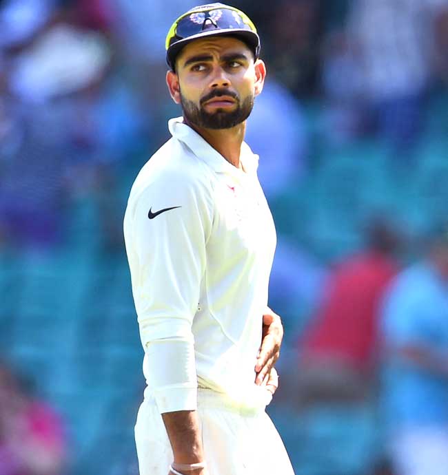 Indian skipper Virat Kohli. Pic/AFP