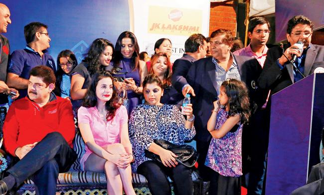 Actors Pankaj Dheer and Ameesha Patel attended the event