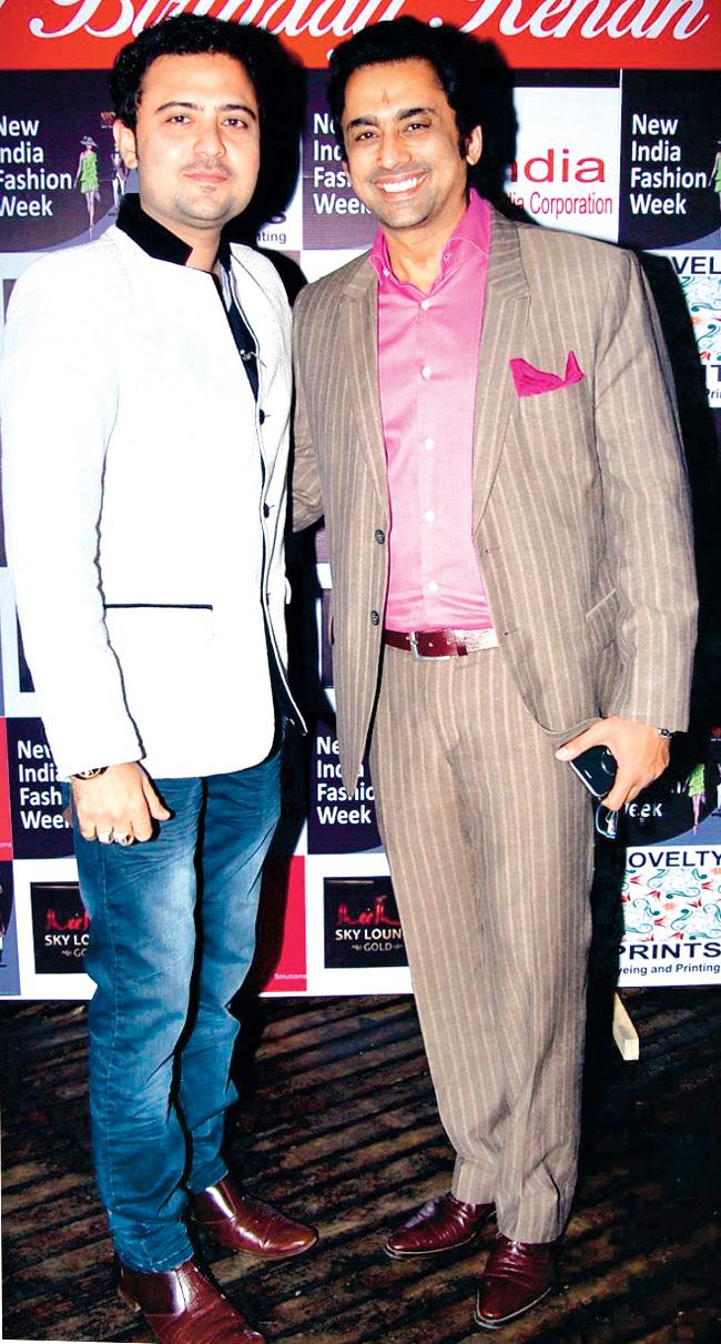 Ahsaan Rehan with producer Anuj Saxena