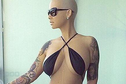 Amber Rose looks hot in bikini
