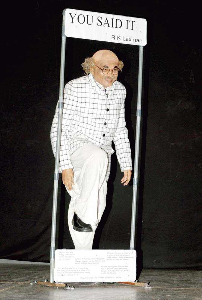 The Common Man played by Ajit Kelkar