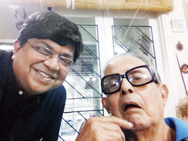 Dev Nadkarni (l) with the legend