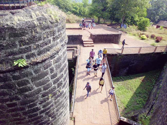 Goa’s forts draw a large number of tourists every year