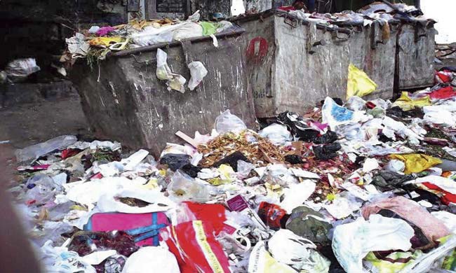 15 to 20 metric tonnes of garbage would be dumped in the open at this point in Khira Nagar Industrial Estate every day, but the area is sparkling clean now