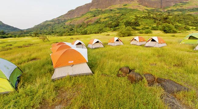 Letscampout campsite at Lonavala