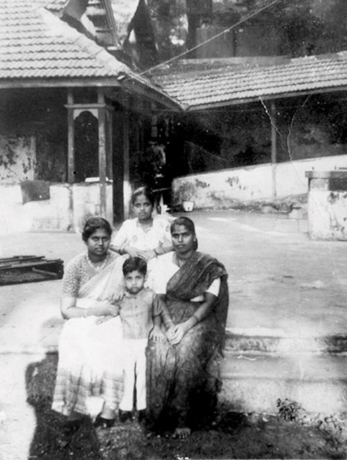 From The Indian Memory Project: My mother and I with Mrs. Kelkar and her daughter Shalini. Byculla, Bombay. Circa 1950. Image and text contributed by Joe Joseph Zachariah, Mumbai. 