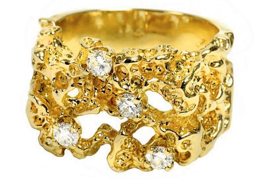 One of the rings worn by Presley who loved bling