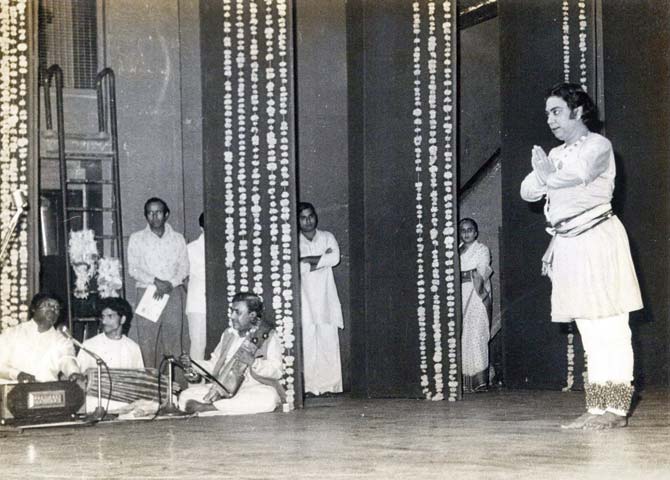 Pandit Birju Maharaj performed at Bombay Music Circle in the ‘80s