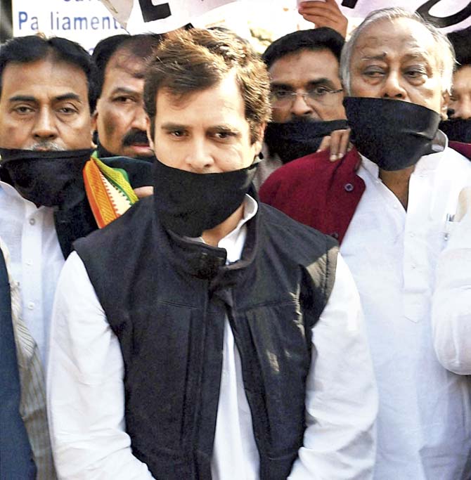 While AAP’s Arvind Kejriwal started from rock bottom, rebuilding the cadres and apologising to the people for his mistakes, Congress scion Rahul Gandhi is nowhere to be seen in the party’s campaign in Delhi. File pic