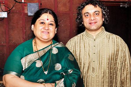 Pandit Hariprasad Chaurasia, Shubha Mudgal at a music concert in Worli