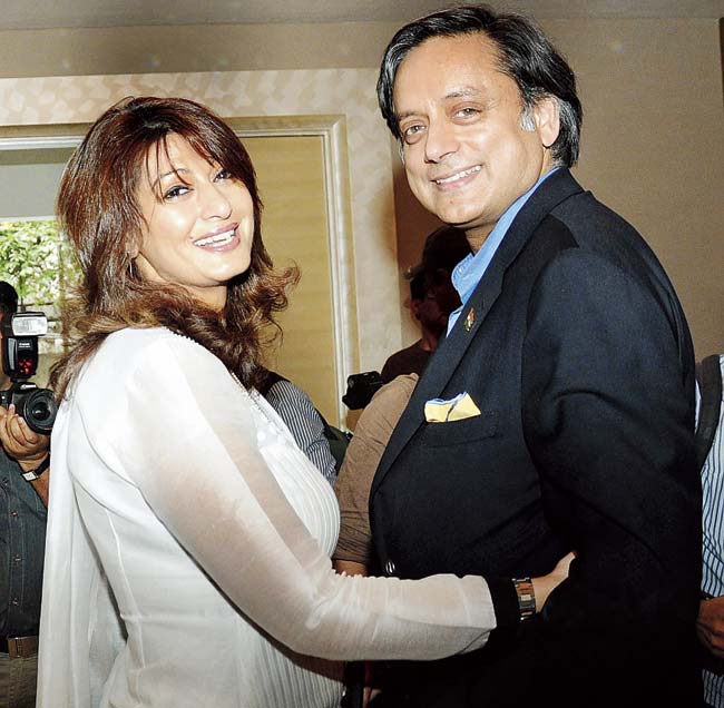 Sunanda and Shashi Tharoor