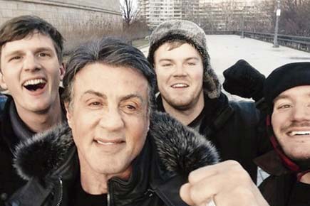 Knockout selfie with Sylvester 'Rocky' Stallone!