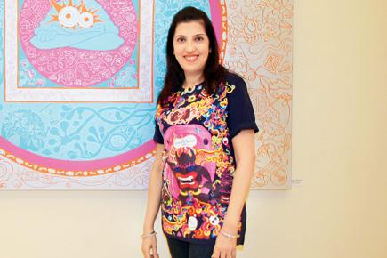 Dolly Thakore spotted at an art exhibition in SoBo