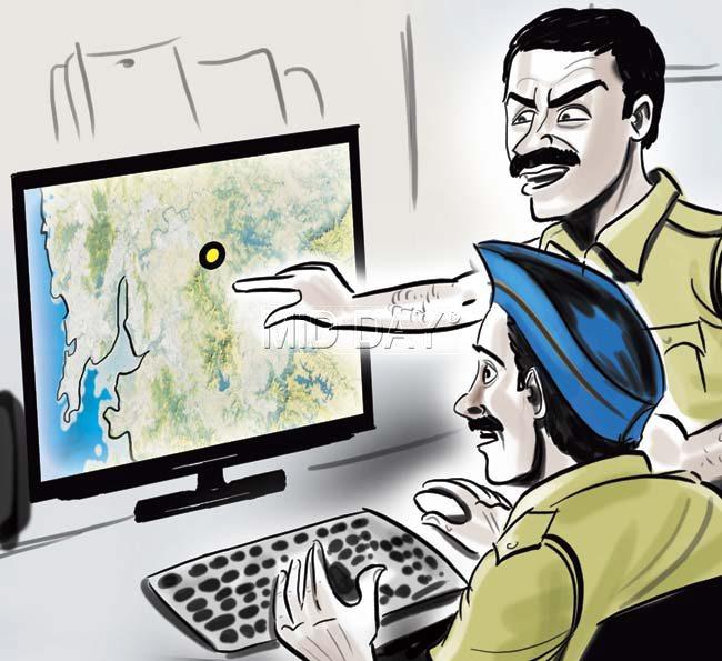 Instead of tracing his wife, as he had hoped, the police ended up tracing Panchal’s call to Mumbai and informed their counterparts here about what he had said