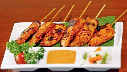 The Balinese Chicken Satay boasted of great food and a fine presentation