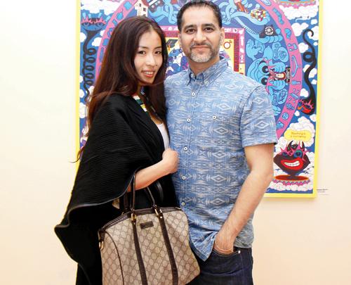 Vikram Bawa with his wife