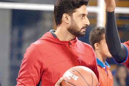 Abhishek Bachchan shows off his sporty side at his school