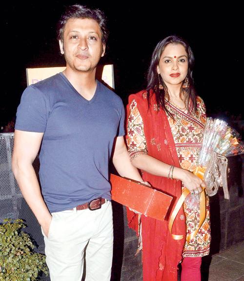 Arjun Punj with wife Gurdeep Kohli