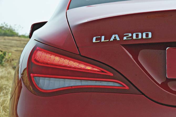 Curvy, all-LED tail lamps add a lot of oomph to the hind side, especially when lit