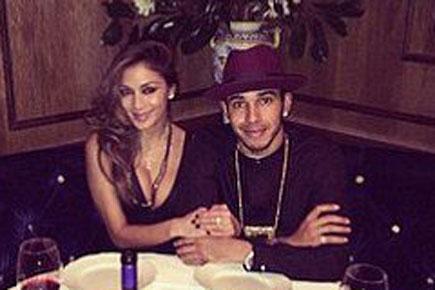 Lewis Hamilton and Nicole Scherzinger ring in the New Year together