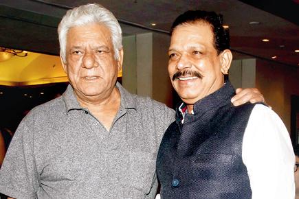 Spotted: Om Puri and Govind Namdeo at a film launch