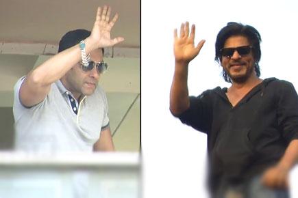 Shah Rukh Khan forgets his spat with Salman Khan