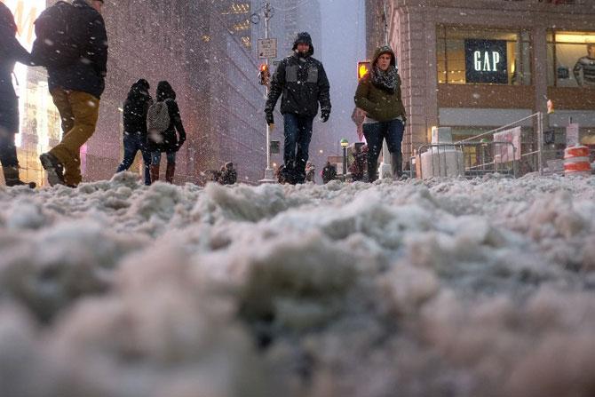 US snowstorm