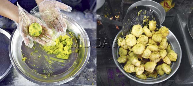 The writer tries her hands at rolling and frying vadas 