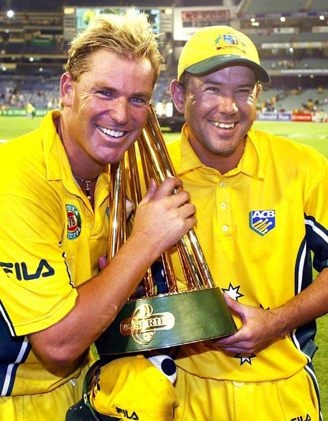 Shane Warne and Ricky Ponting