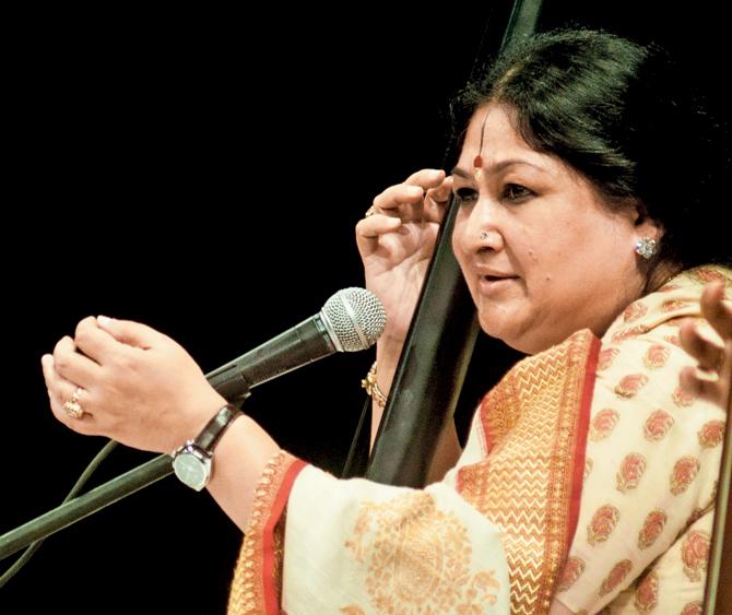 Singer Shubha Mudgal