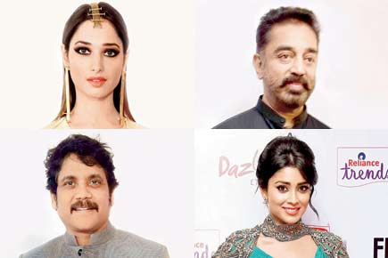 Kamal Haasan, Shriya Saran and other South stars at an awards show