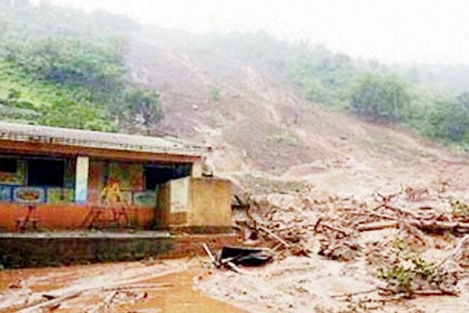 Over 160 people were killed in the July 30 landslide. PIC/PTI