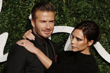David, Victoria Beckham don't fight in front of kids?
