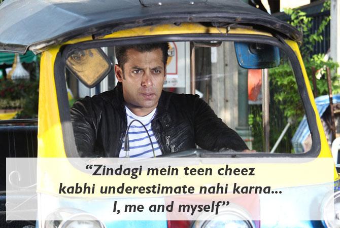 Zindagi mein teen cheez kabhi underestimate nahi karna - I, me and myself. - Ready