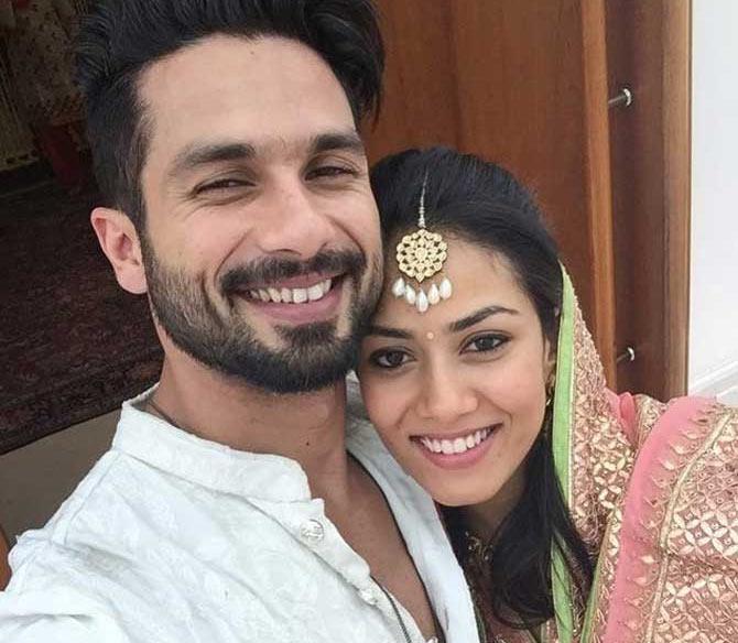 Shahid Kapoor with wife Mira