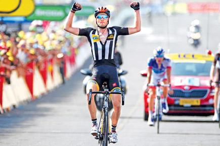Tour de France: Stephen Cummings wins Stage 14