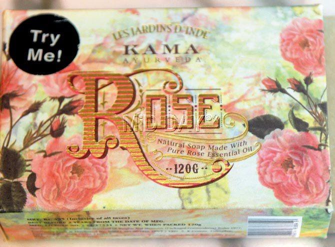 Kama offers luxury bath soaps that range from Rs 250 to Rs 495