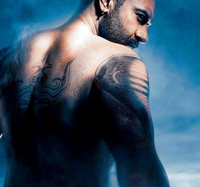 Ajay Devgn in the first look of Shivaay, which is scheduled to hit the theatres on January 26, 2017