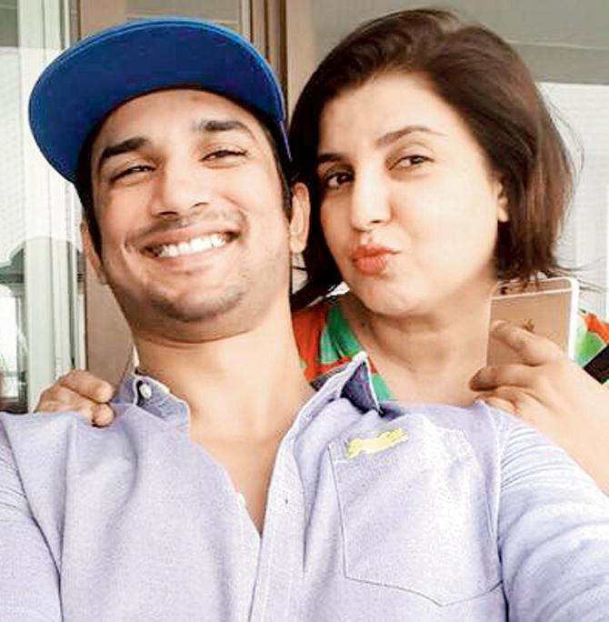 Sushant Singh Rajput takes a selfie with the host