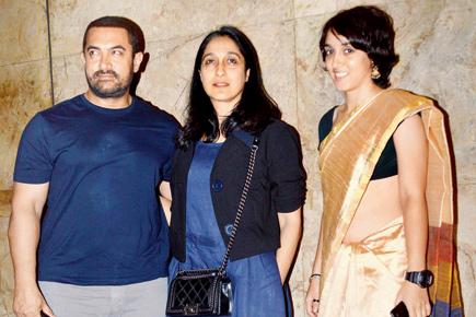 Aamir Khan and family watch 'Bajrangi Bhaijaan'