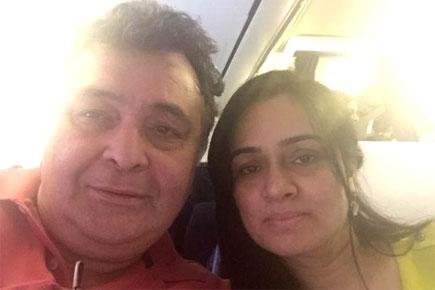 Rishi Kapoor and Padmini Kolhapure fly together 'after years'